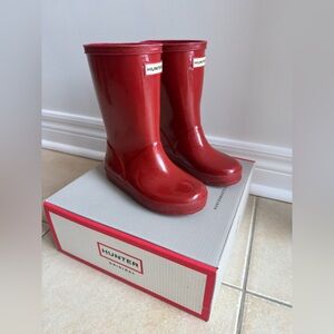 Gorgeous Hunter Rain Boots kids size 10